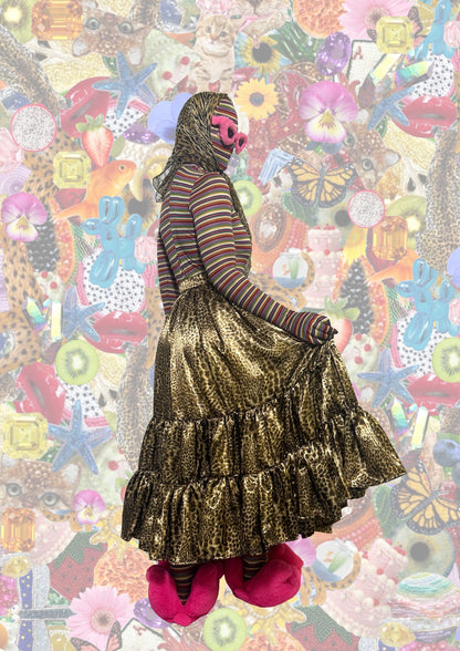 Leopard skirt