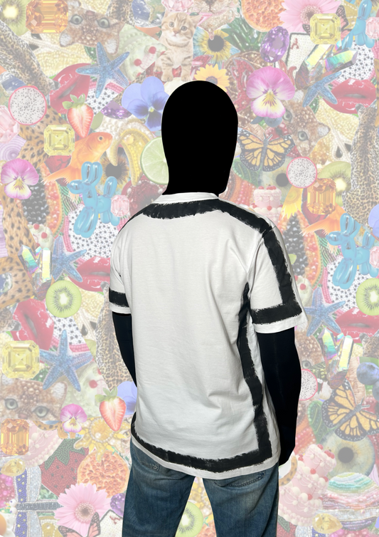 T-shirt blanc unisexe