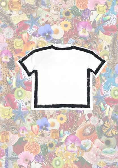 T-shirt blanc oversize femme